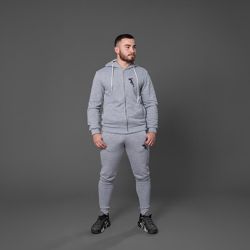 Muška pamučna trenerka siva – komplet